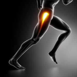 Sports hip injury koncept